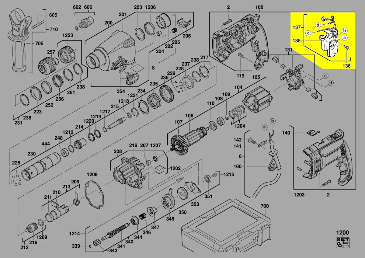 Interrupteur variateur réf. 201894003 AEG